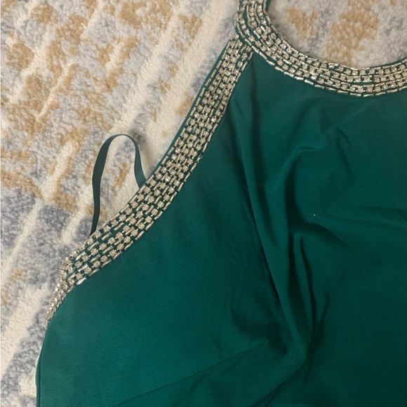 NWT MAC DUGGAL HALTER RHINESTONE ACCENTED EVENING GOWN - Picture 11 of 15